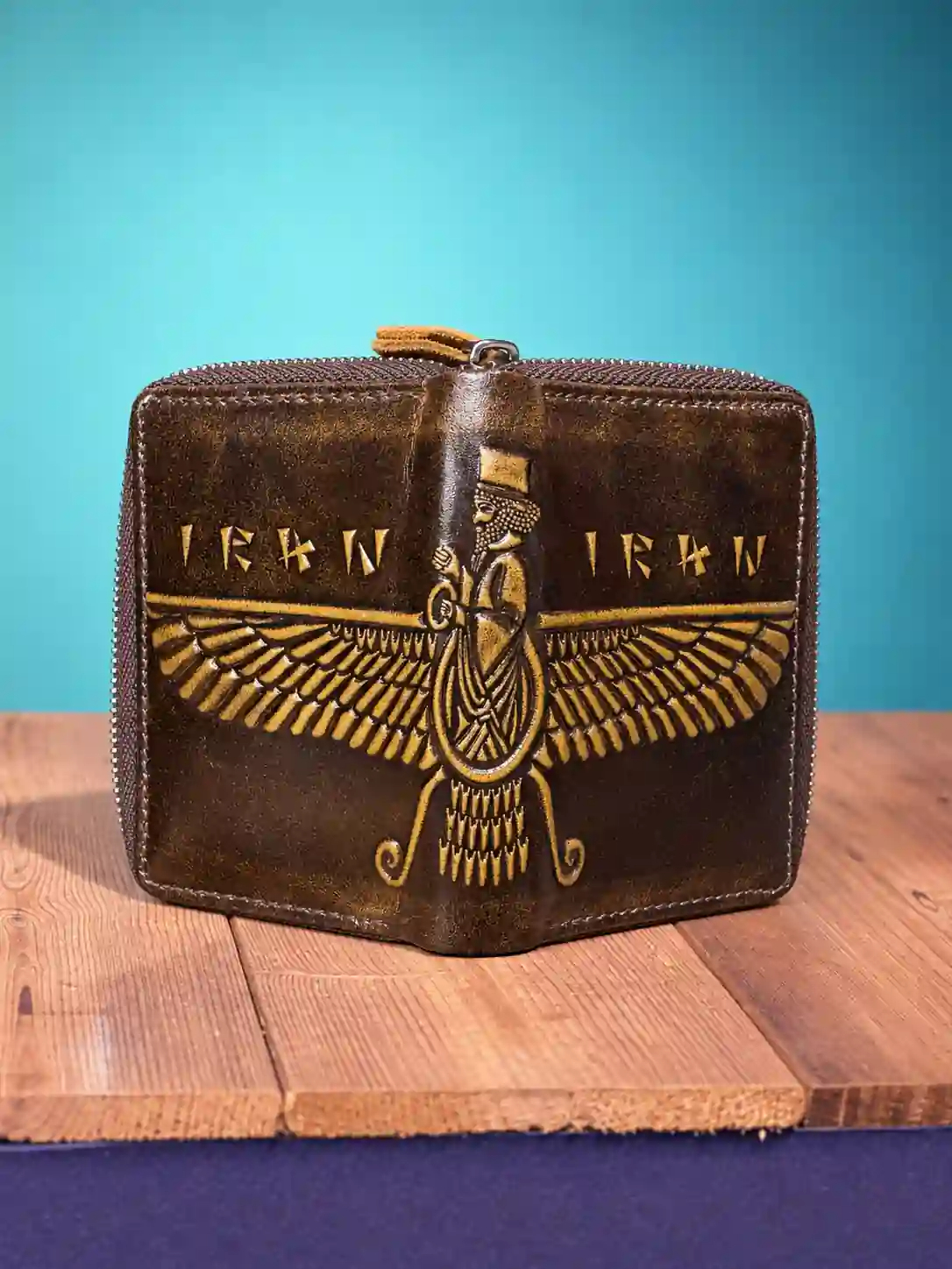 جاکارتی تمام چرم کد 539 (قهوه ای)