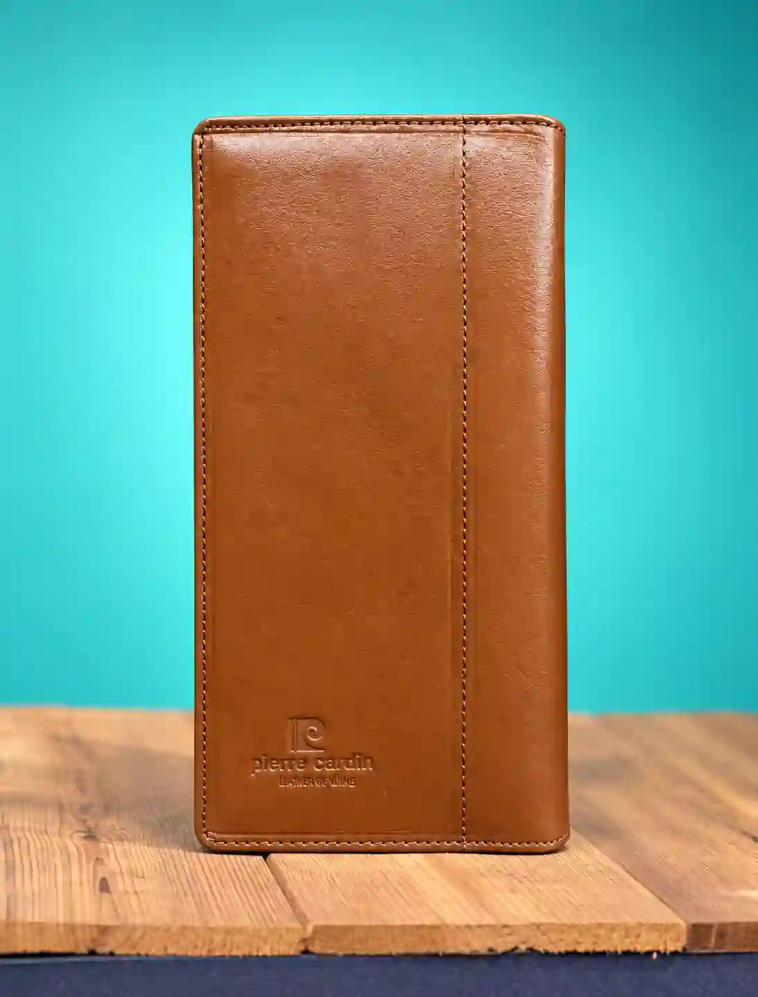 کیف پول تمام چرم کد 574 (عسلی)